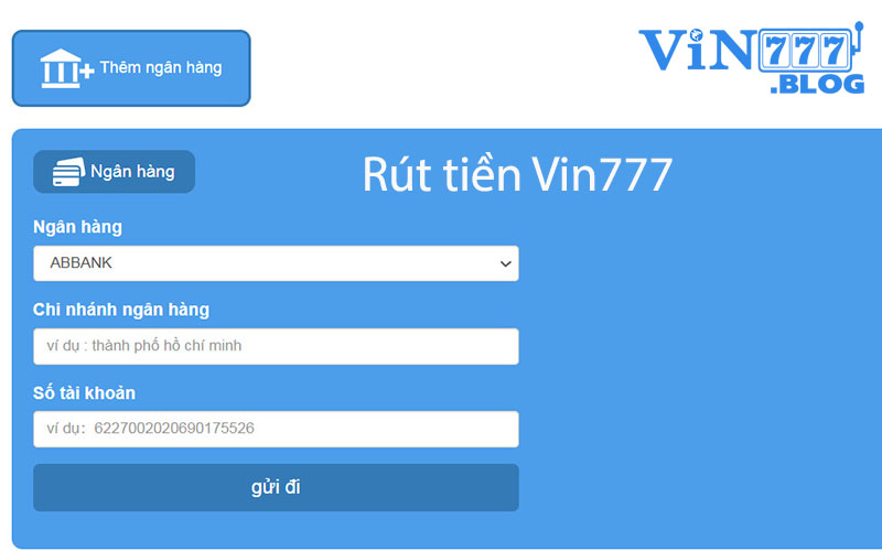 Việc rút tiền Vin777 trên máy tính hiện nay vô cùng đơn giản